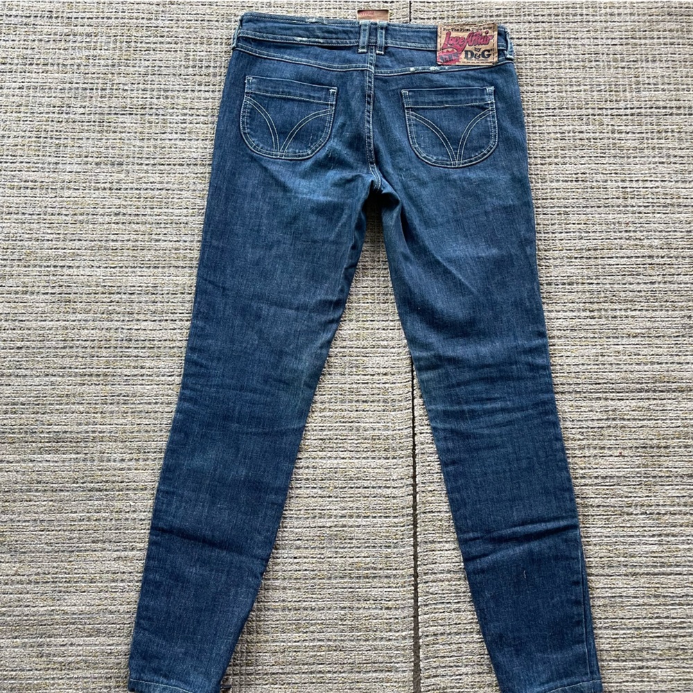 D&G Dolce & Gabbana Love Affair Y2K Low Rise Jeans